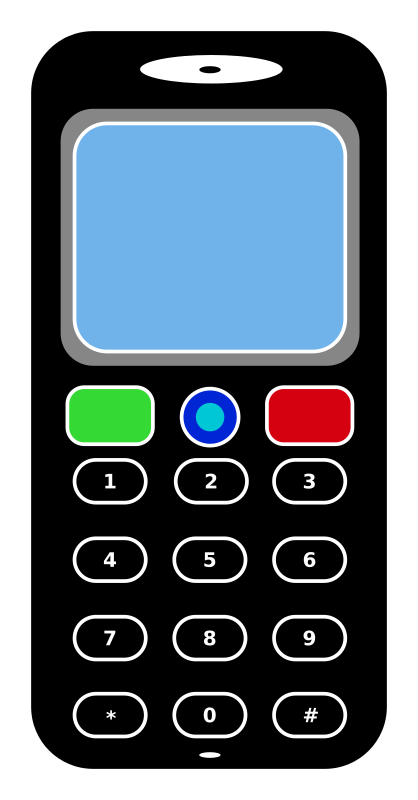 phone keypad clipart - photo #20