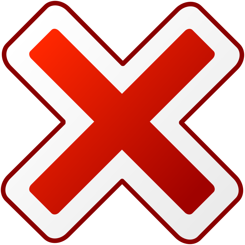 Clipart - cancel