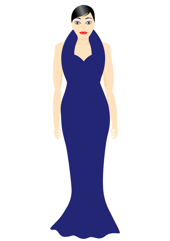 red dress clipart - photo #50