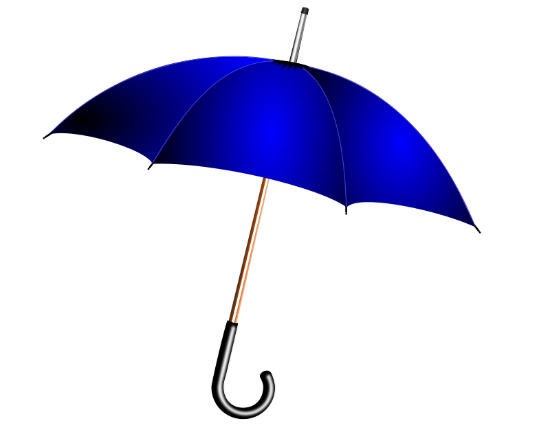 clipart umbrella and rain - photo #24