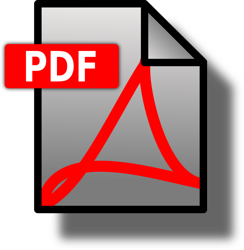Clipart File icon pdf