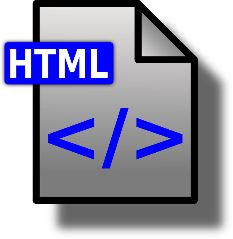 Download Clipart - file-icon-html