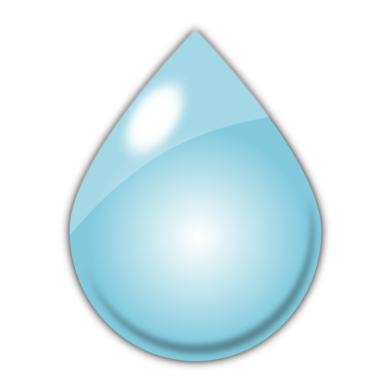 Clipart Raindrop1