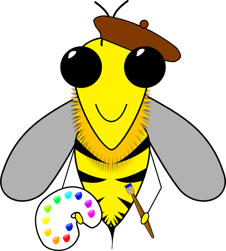 free bee graphics clipart - photo #33