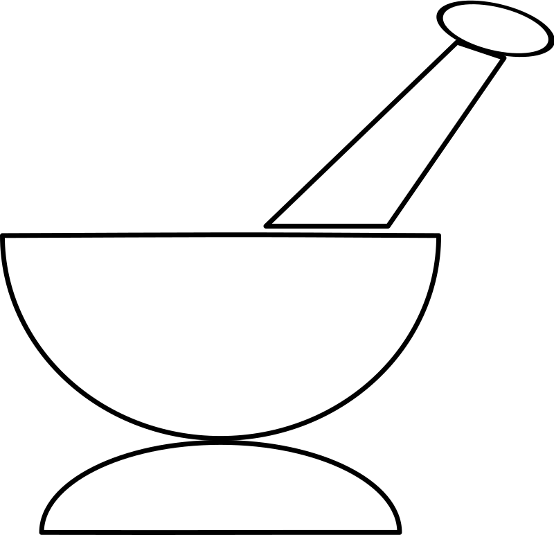 Clipart - Mortar and Pestle