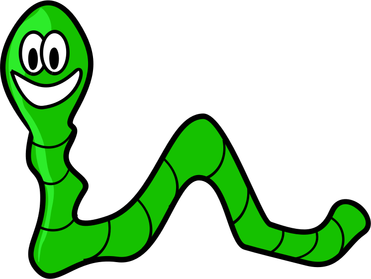 funny worm clipart - photo #19