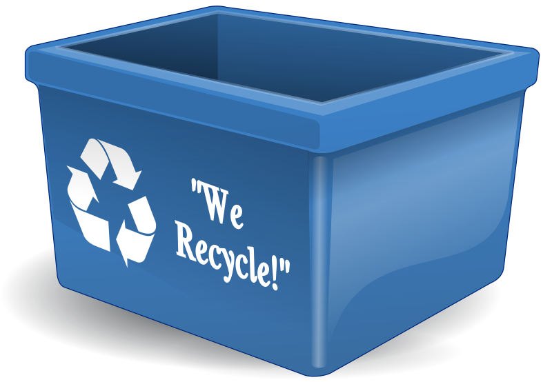 Clipart Recycling Bin 2