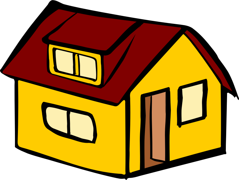 house drawing clipart - photo #30