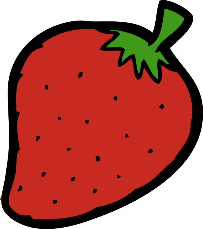 cute strawberry clipart - photo #22
