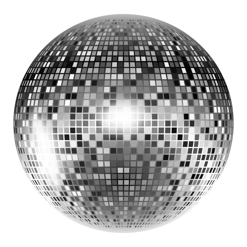 Clipart - disco ball