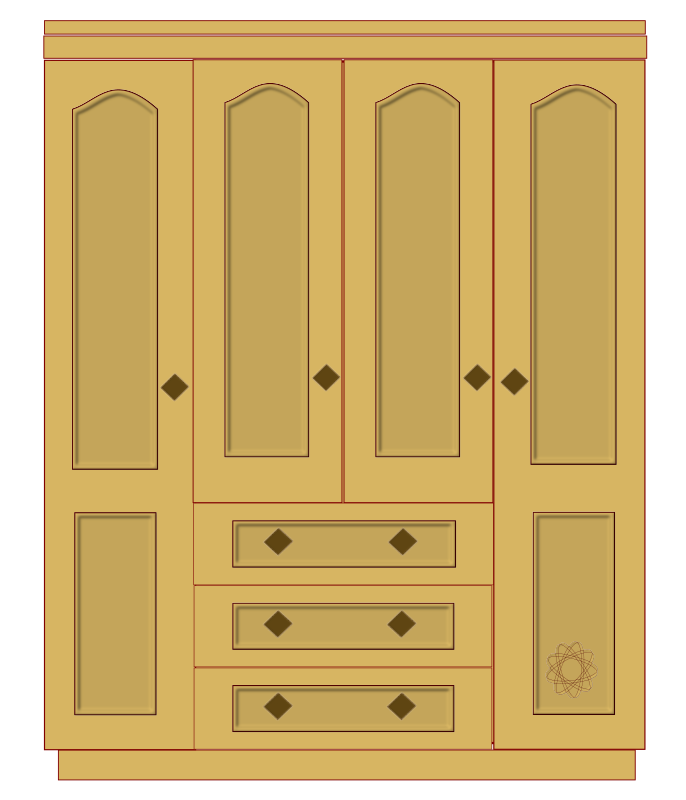 Clipart - closed-door-closet