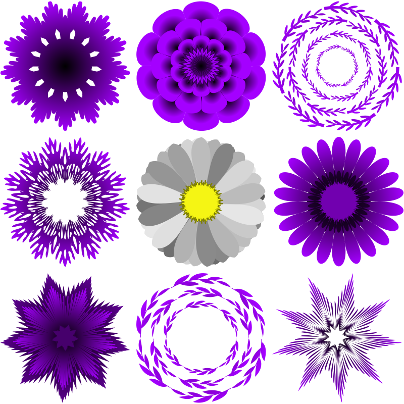 Clipart - flowers