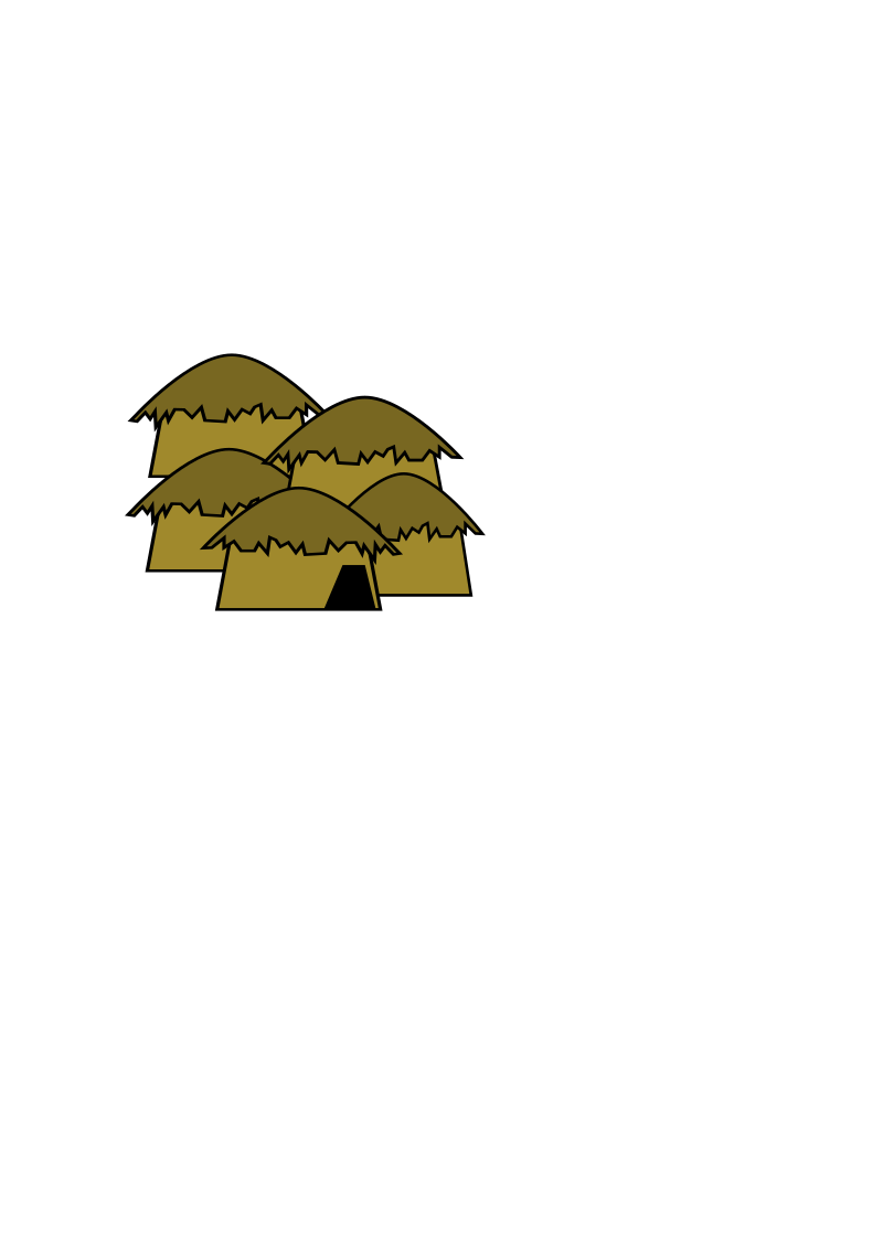 clipart of a hut - photo #40