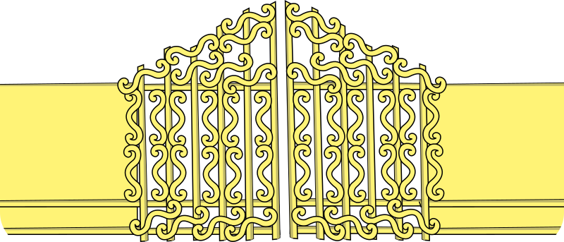 gates of heaven clipart - photo #6