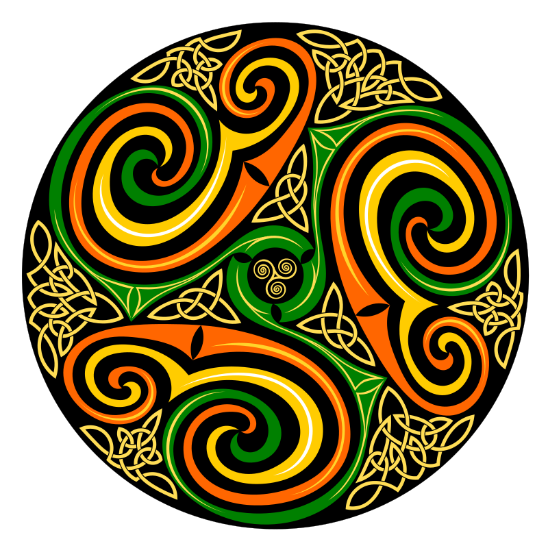 Clipart celtic spiral