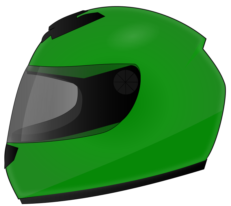 Clipart - Bike helmet
