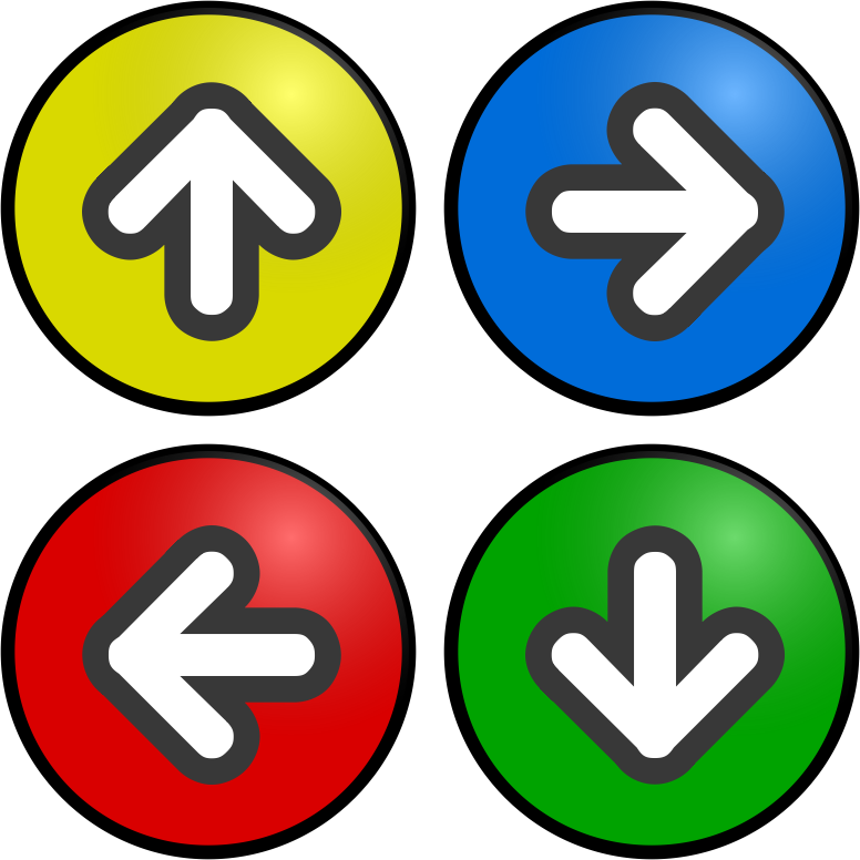 free clip art of directional arrows - photo #12