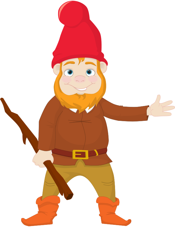 garden gnome clipart - photo #4