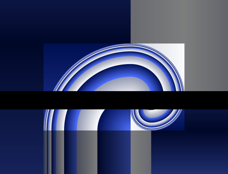 Clipart - Fibonacci spiral