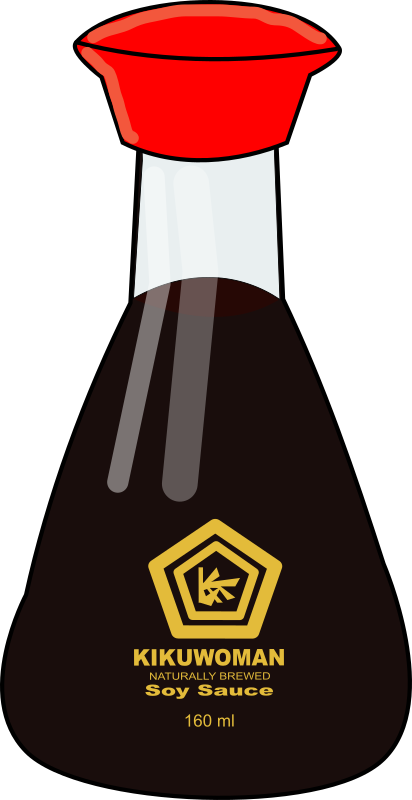 Clipart - Soy Sauce Bottle