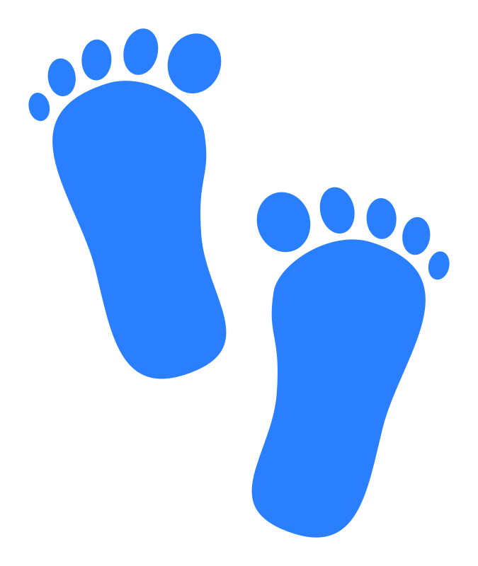 baby footprint clipart - photo #19
