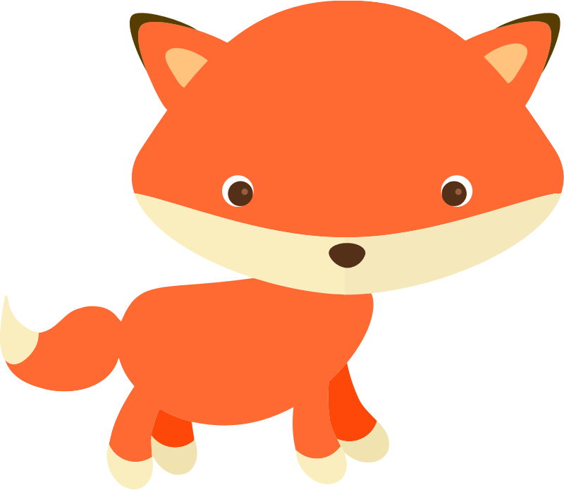 Download Clipart - Cute Fox