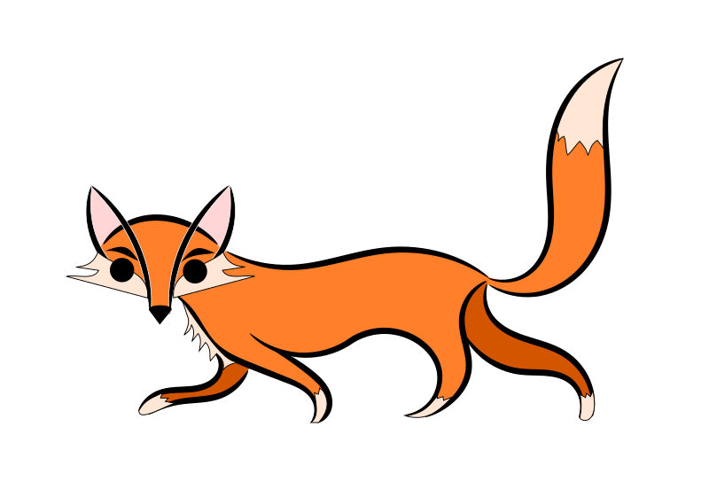 clipart cartoon foxes - photo #36