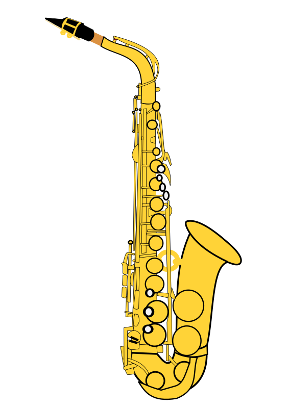Clipart - Alto Saxophone