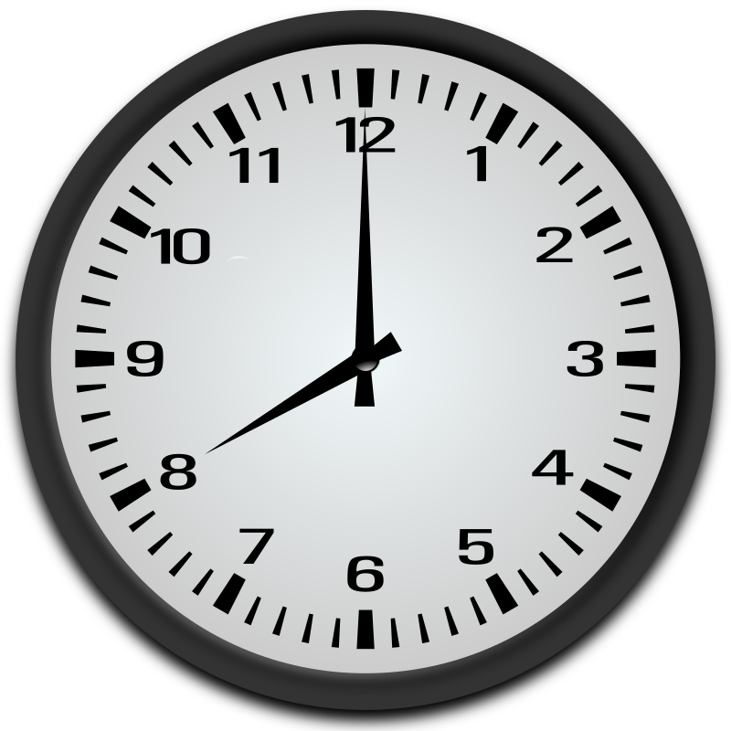 clipart 8 o'clock - photo #30