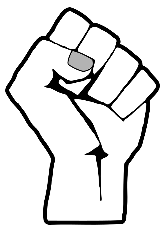 Download Clipart - woman fist