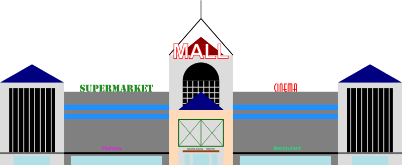 clipart shopping mall - photo #6