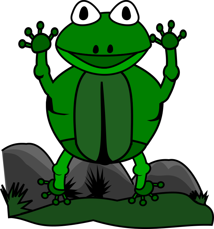 jumping frog clipart - photo #12