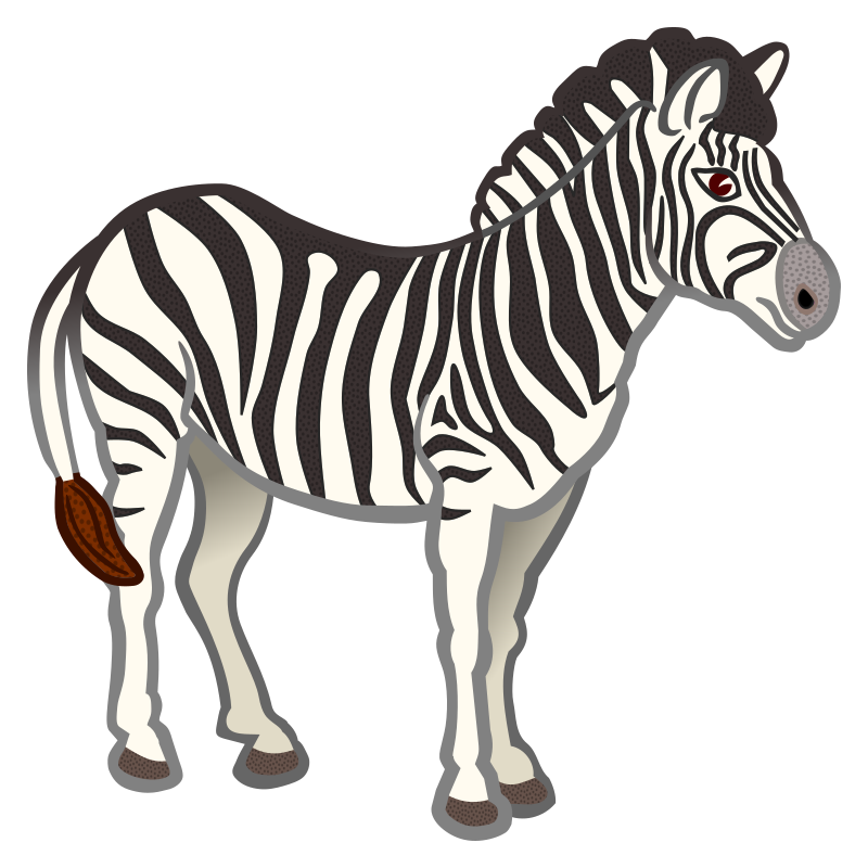 zebra animal clipart - photo #9