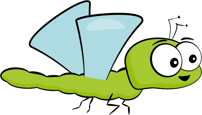 Clipart - Dragonfly