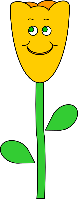 yellow tulip clipart - photo #32