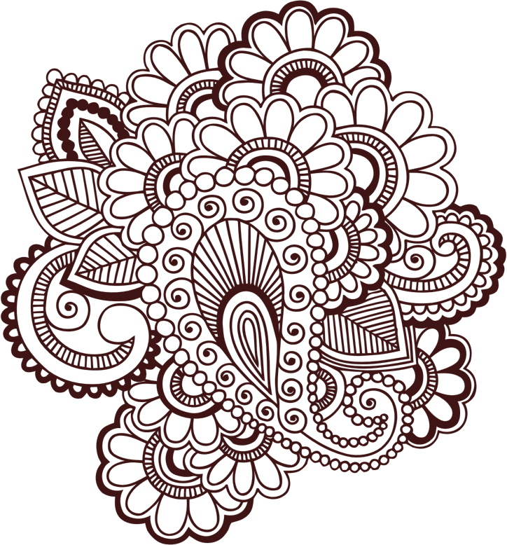 Clipart - Henna Tattoo