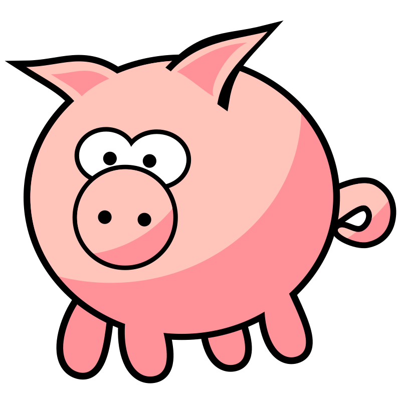 free clipart of cartoon pigs - photo #39