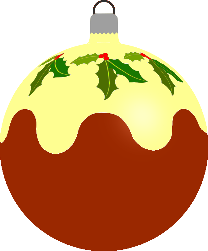 Clipart - Patterned bauble 3