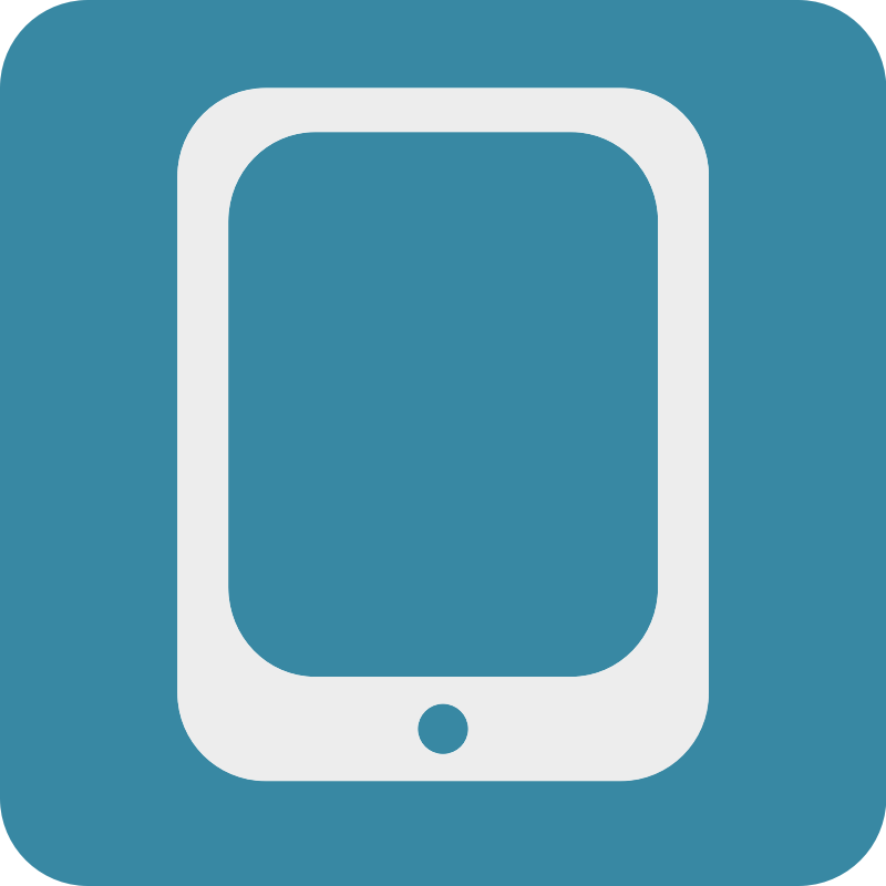 Clipart - Modern Minimalist Mobile Icon