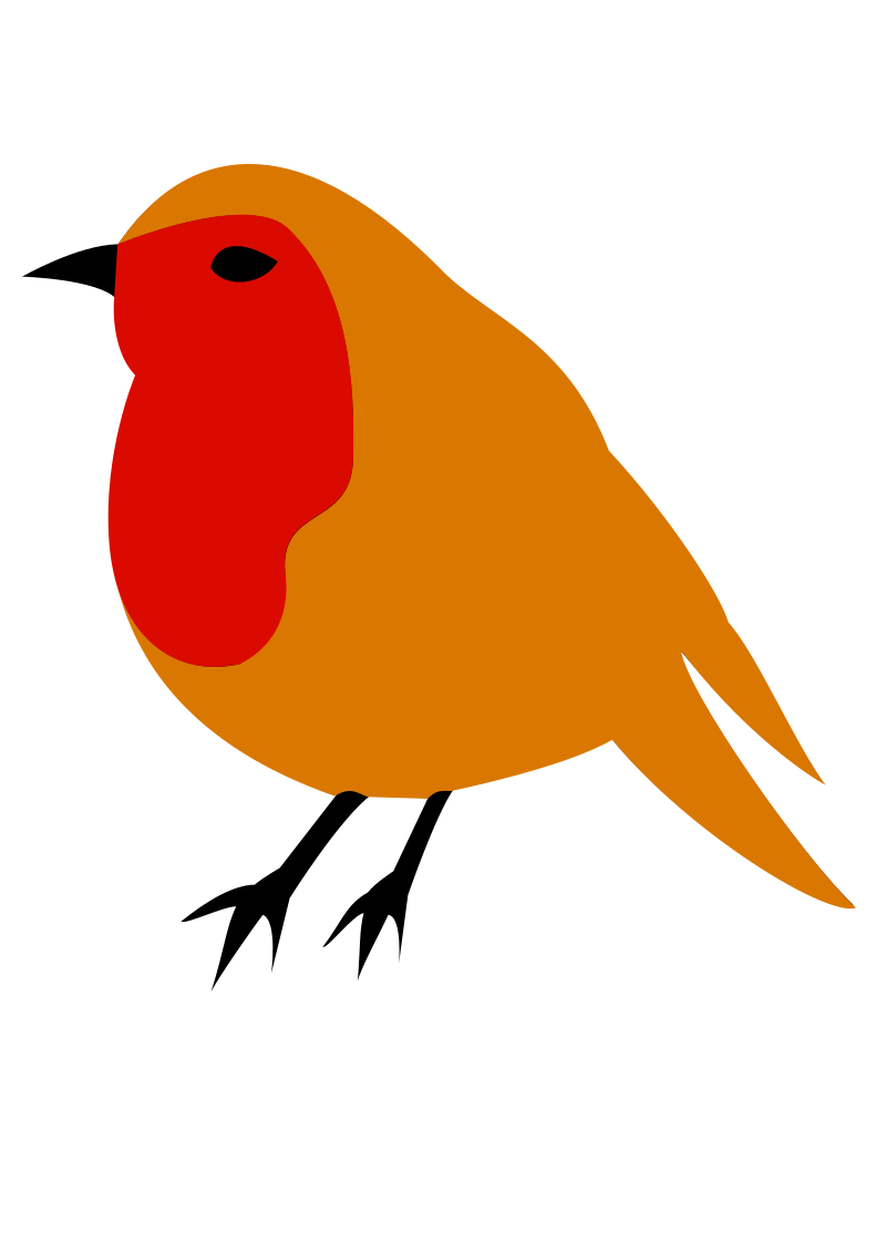 free clipart christmas robins - photo #23