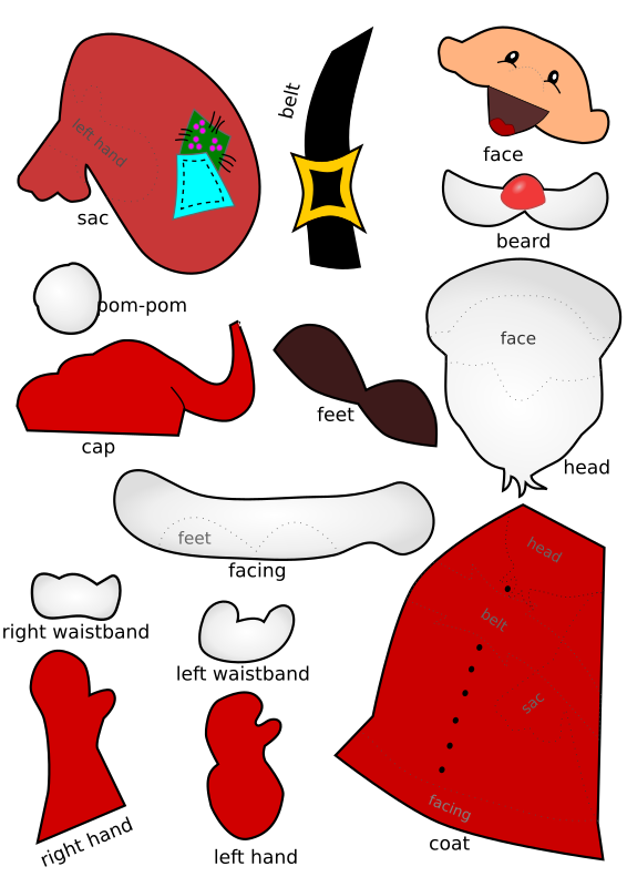 coloured_craft_sheet santa