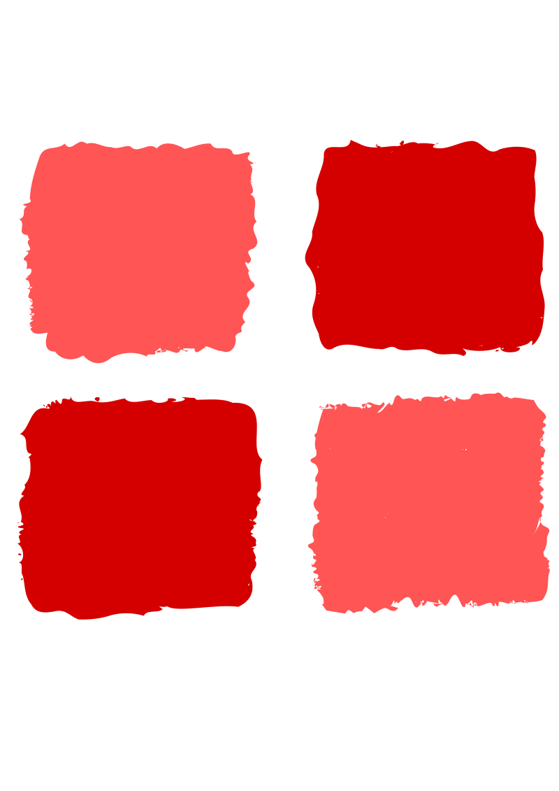 Clipart Red squares 1