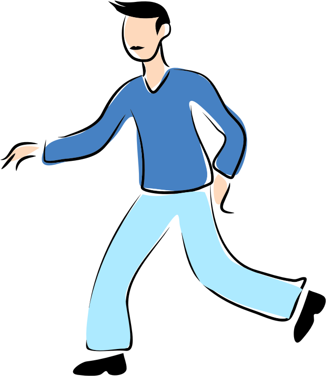 clipart pictures walking - photo #32