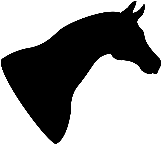 clipart horse head silhouette - photo #47
