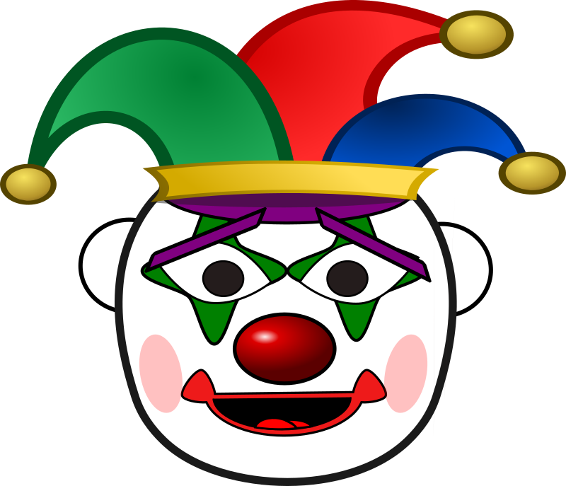 clown head clipart - photo #21