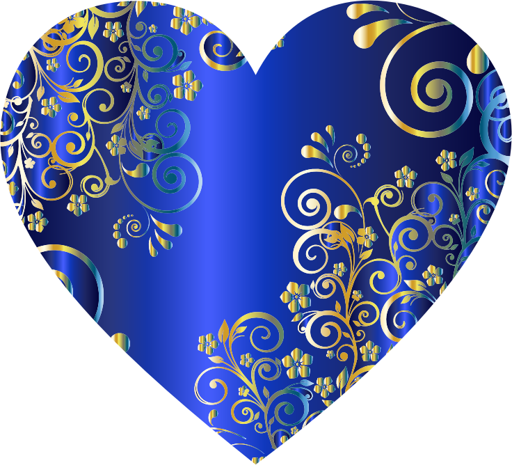 free heart flourish clipart - photo #35