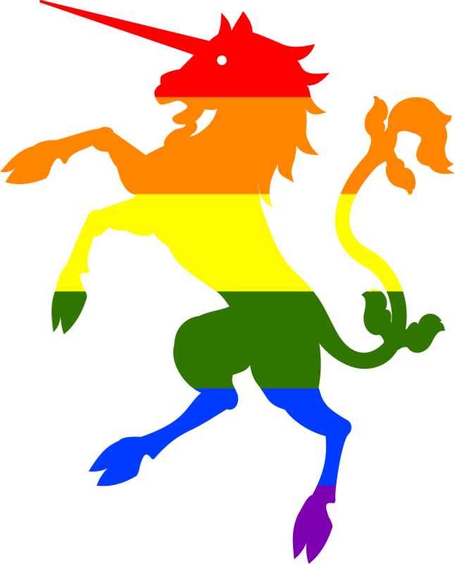 rainbow unicorn clipart - photo #14