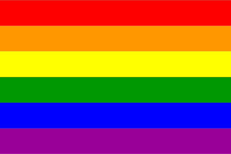 Download Clipart - The Gay Pride Rainbow Flag