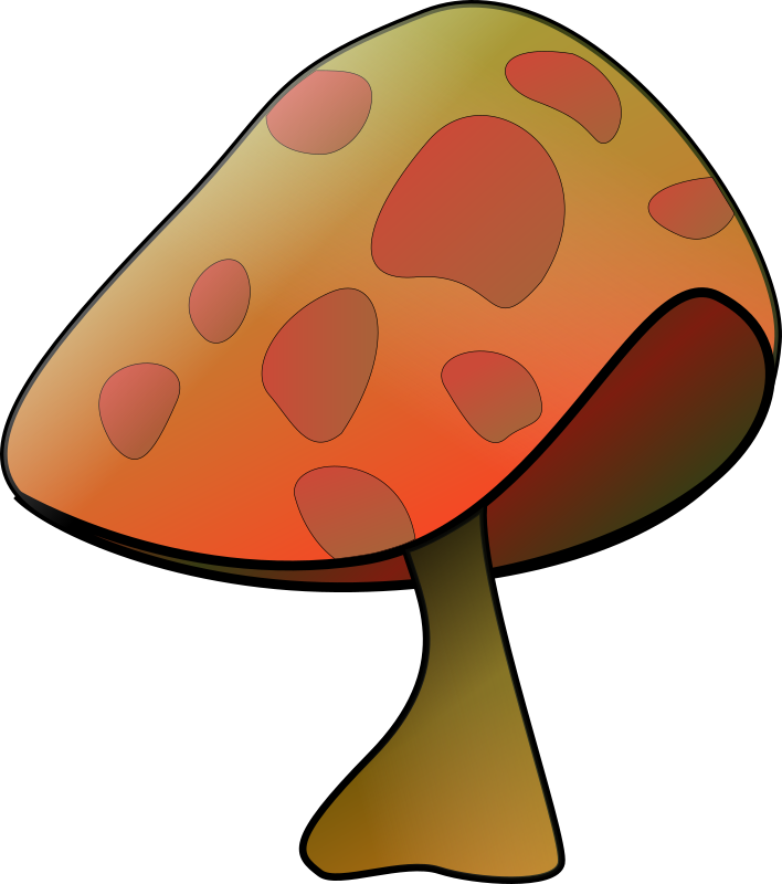 blue mushroom clipart - photo #40