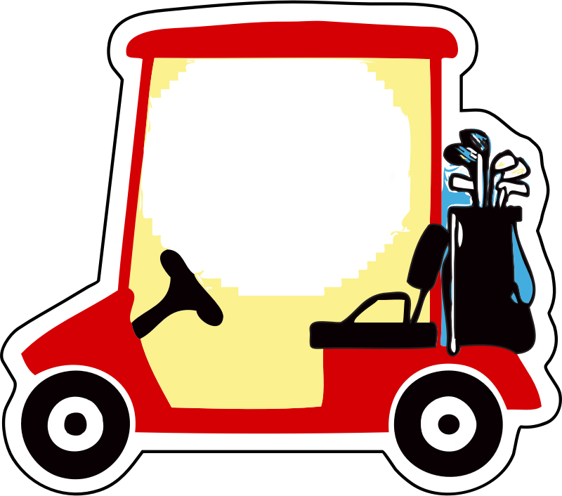 free clip art of golf cart - photo #12